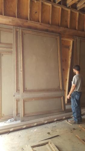 Springmeyer Mansion French Wood Panel Restoration