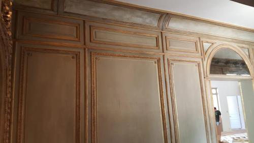 Springmeyer Mansion French Wood Panel Restoration