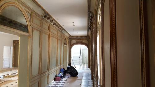 Springmeyer Mansion French Wood Panel Restoration